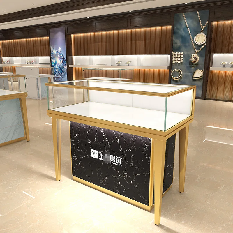 Custom Jewelry Display Cabinet New Glass Jade Display Counter High-end Aluminum Alloy Product Display Cabinet
Custom Jewelry Display Cabinet New Glass Jade Display Counter High-end Aluminum Alloy Product Display Cabinet