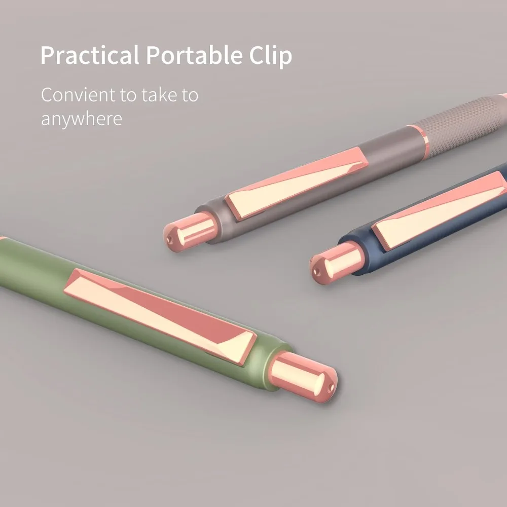 Fine Point Gel Pens 0.7mm Black Ink Quick Drying Smooth Writing Pens Set of 6 Rose Gold Shine Office School Supplies Stationery Gift for Women Girls
Fine Point Gel Pens 0.7mm Black Ink Quick Drying Smooth Writing Pens Set of 6 Rose Gold Shine Office School Supplies Stationery Gift for Women Girls