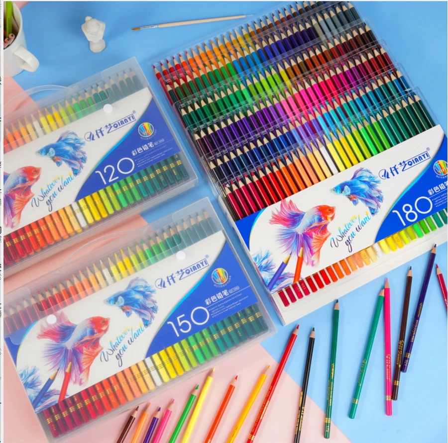 48/72/120/150 Colors Oil Colored Pencils for Beginner Painting Gifts for Students Colour Sketch Pencil Colouring Drawing Art Set
48/72/120/150 Colors Oil Colored Pencils for Beginner Painting Gifts for Students Colour Sketch Pencil Colouring Drawing Art Set
