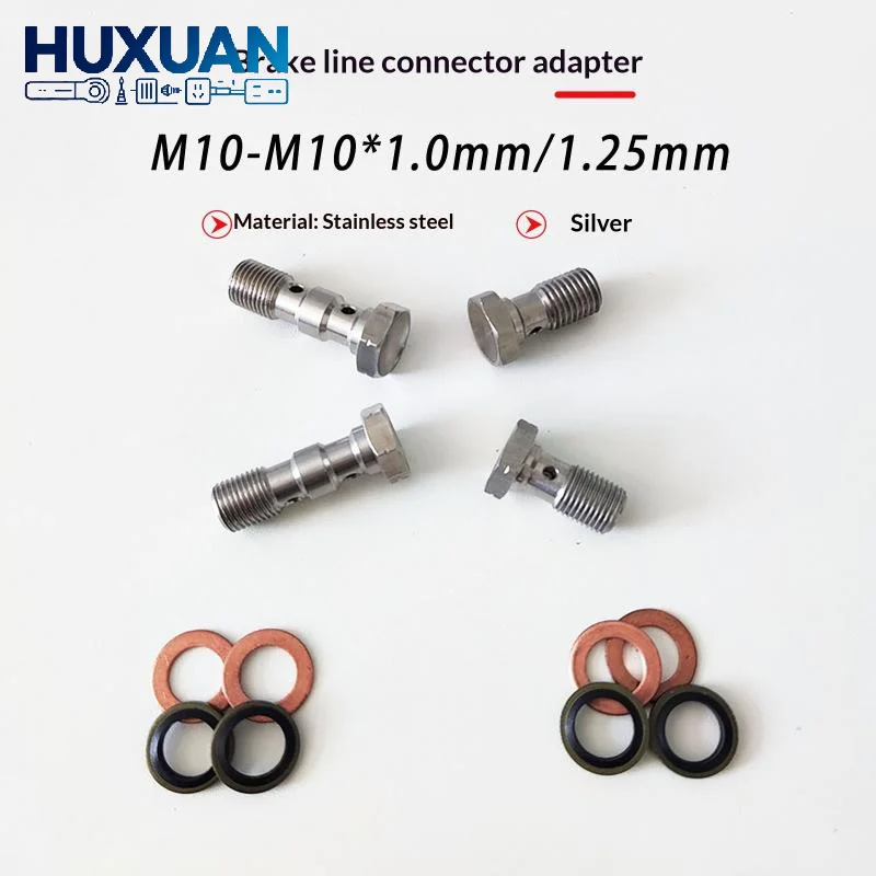 Corrosion Resistant Motorcycle Brake Caliper Banjo Bolt Bleed Screw Nipple M10*1.0mm 1.25mm for Adventure Bikes
Corrosion Resistant Motorcycle Brake Caliper Banjo Bolt Bleed Screw Nipple M10*1.0mm 1.25mm for Adventure Bikes