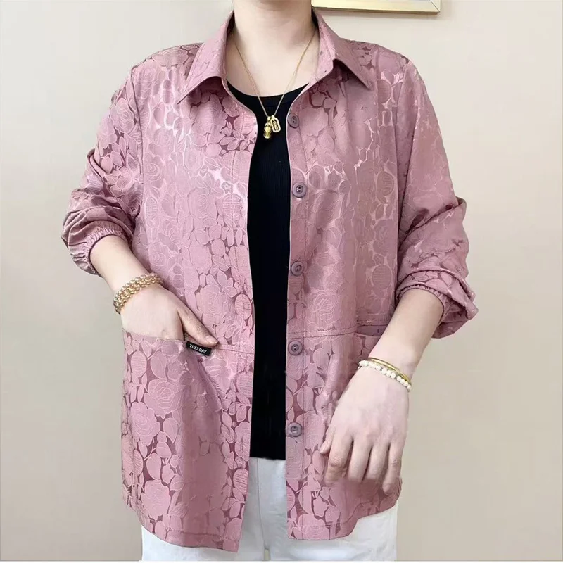 High-Quality Cardigan Coat Women's Thin Spring Autumn New Fashion Jacket Ladies Mom Casual Outwear Middle-Aged Elderly Overcoat
High-Quality Cardigan Coat Women's Thin Spring Autumn New Fashion Jacket Ladies Mom Casual Outwear Middle-Aged Elderly Overcoat