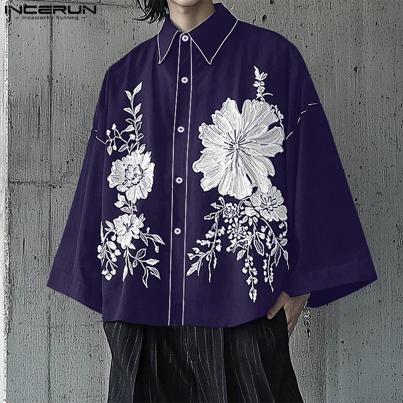 INCERUN 2025 Men Shirt Printing Lapel Flare Long Sleeve Streetwear Oversize Men Clothing Korean Fashion Casual Male Shirts S-5XL
INCERUN 2025 Men Shirt Printing Lapel Flare Long Sleeve Streetwear Oversize Men Clothing Korean Fashion Casual Male Shirts S-5XL