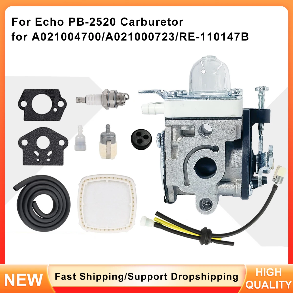 Replacement Carburetor for Echo PB-2520 Leaf Blower - A021004700 Fits 00723 RE-110147B
Replacement Carburetor for Echo PB-2520 Leaf Blower - A021004700 Fits 00723 RE-110147B