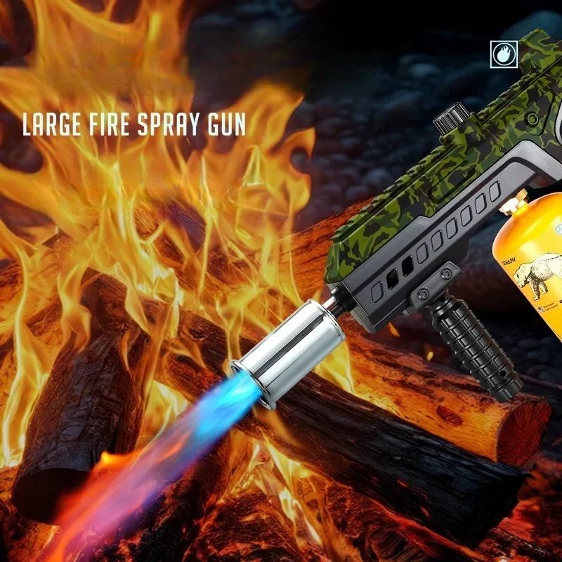 Multi Functional Outdoor Camping Gas Torch High-power Igniter Suitable for Starting Fires, Barbecue Stoves, Tools, Burners
Multi Functional Outdoor Camping Gas Torch High-power Igniter Suitable for Starting Fires, Barbecue Stoves, Tools, Burners