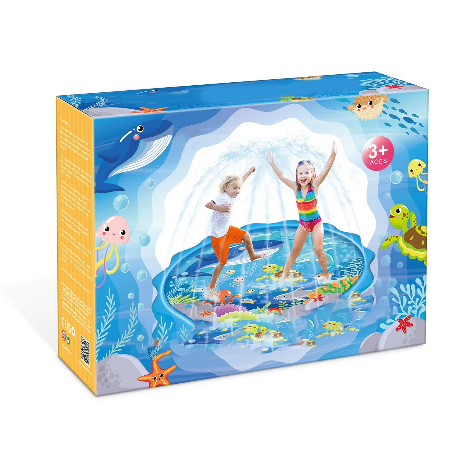 Summer Inflatable Water Spray Pad Child Outdoor Toys Play Mat Sprinkler for Toddlers
Summer Inflatable Water Spray Pad Child Outdoor Toys Play Mat Sprinkler for Toddlers