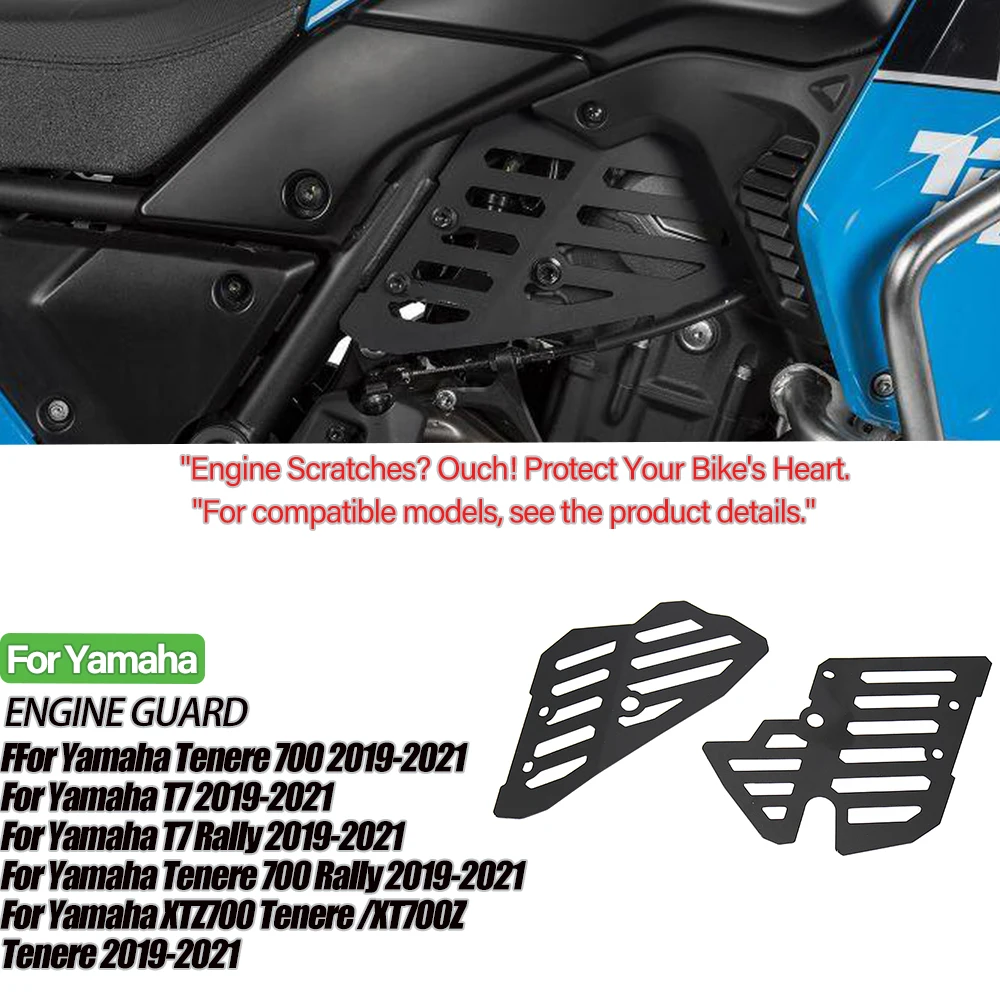 NEW Motorcycle Accessories Engine Guard Cover protector Crap Flap Set For Yamaha Tenere 700 2019 - 2021 Protection Cover 2020
NEW Motorcycle Accessories Engine Guard Cover protector Crap Flap Set For Yamaha Tenere 700 2019 - 2021 Protection Cover 2020