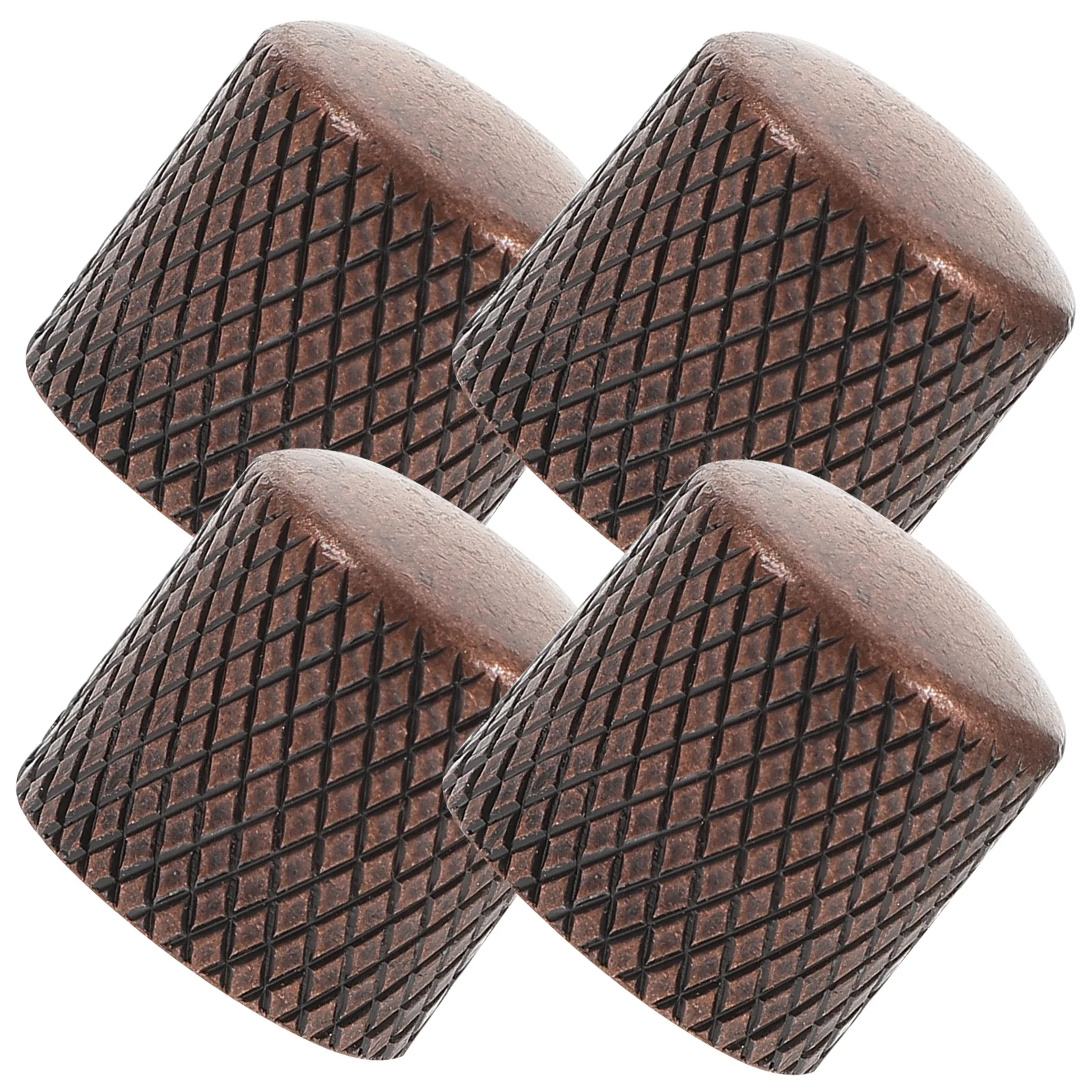 4 Pcs Guitar Knobs Metal Electric Parts Tone Replacement Dark Brown Round Volume
4 Pcs Guitar Knobs Metal Electric Parts Tone Replacement Dark Brown Round Volume
