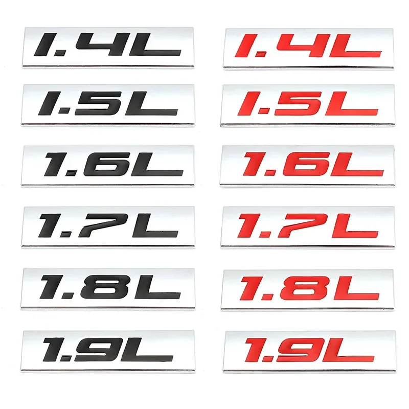 Car Sticker 1.4L 1.5L 1.6L 1.7L 1.8L 1.9L Emblem Badge Decals for Audi SUV Toyota Mini Peugeot Honda Volkswagen VW Focus Hyundai
Car Sticker 1.4L 1.5L 1.6L 1.7L 1.8L 1.9L Emblem Badge Decals for Audi SUV Toyota Mini Peugeot Honda Volkswagen VW Focus Hyundai