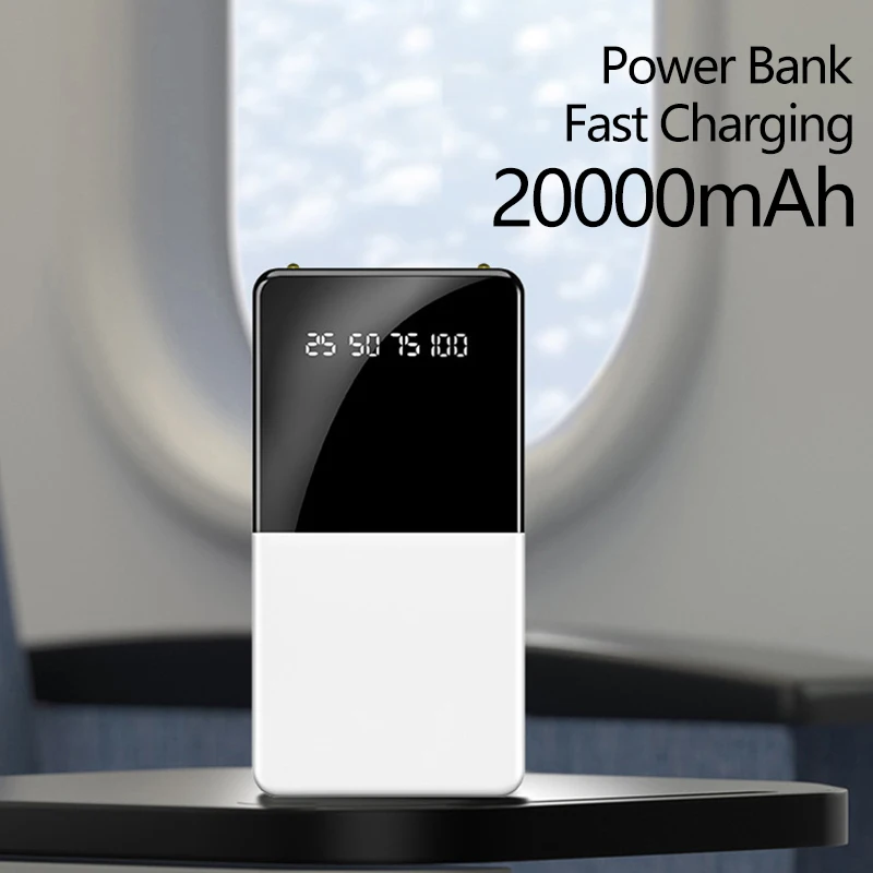 New Power Bank 20000mAh With PD Fast Charging Power Bank Portable Battery Charger,For iPhone Xiaomi Laptop Tablet Smartphone
New Power Bank 20000mAh With PD Fast Charging Power Bank Portable Battery Charger,For iPhone Xiaomi Laptop Tablet Smartphone