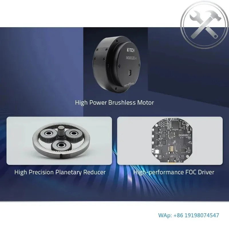 Mini Size Brushless Harmonic Drive Motor for Exoskeleton ic Arm
Mini Size Brushless Harmonic Drive Motor for Exoskeleton ic Arm