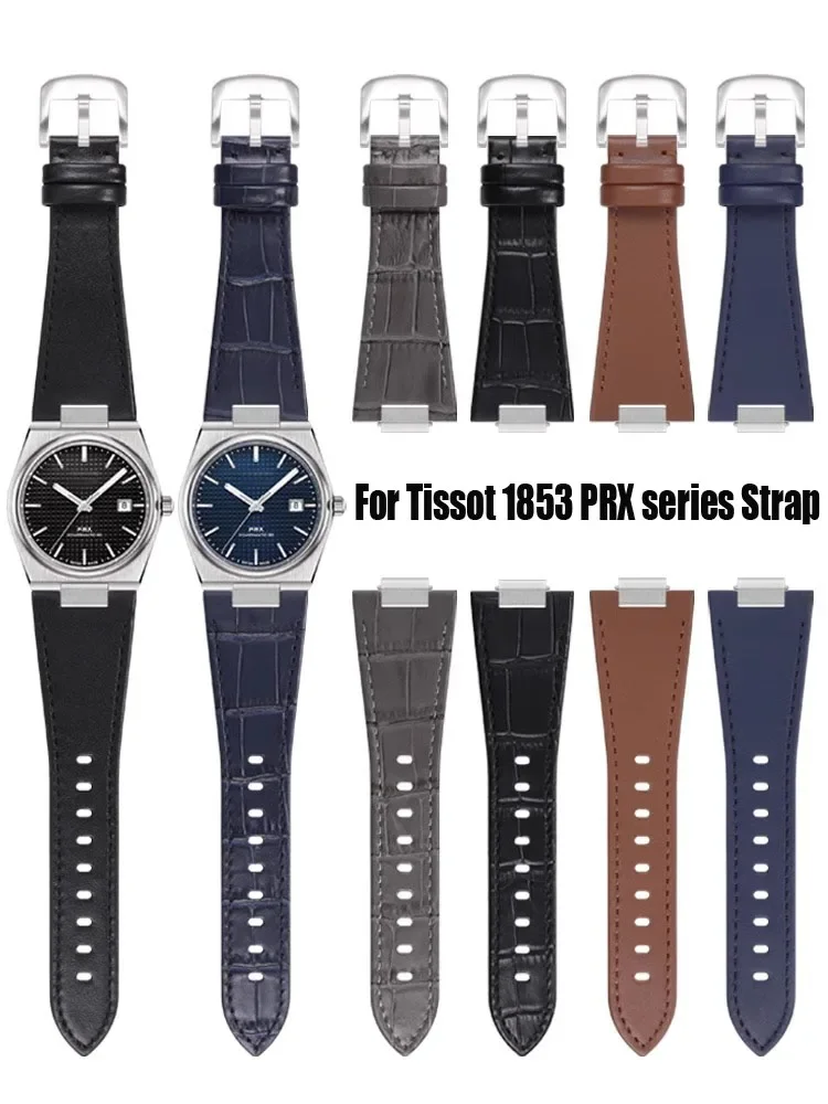 Convex End cowhide Watchband for Tissot 1853 PRX series Strap Belt T137.407 T137.410 Bracelet Wrist Strap Watch Chain 26x12mm
Convex End cowhide Watchband for Tissot 1853 PRX series Strap Belt T137.407 T137.410 Bracelet Wrist Strap Watch Chain 26x12mm