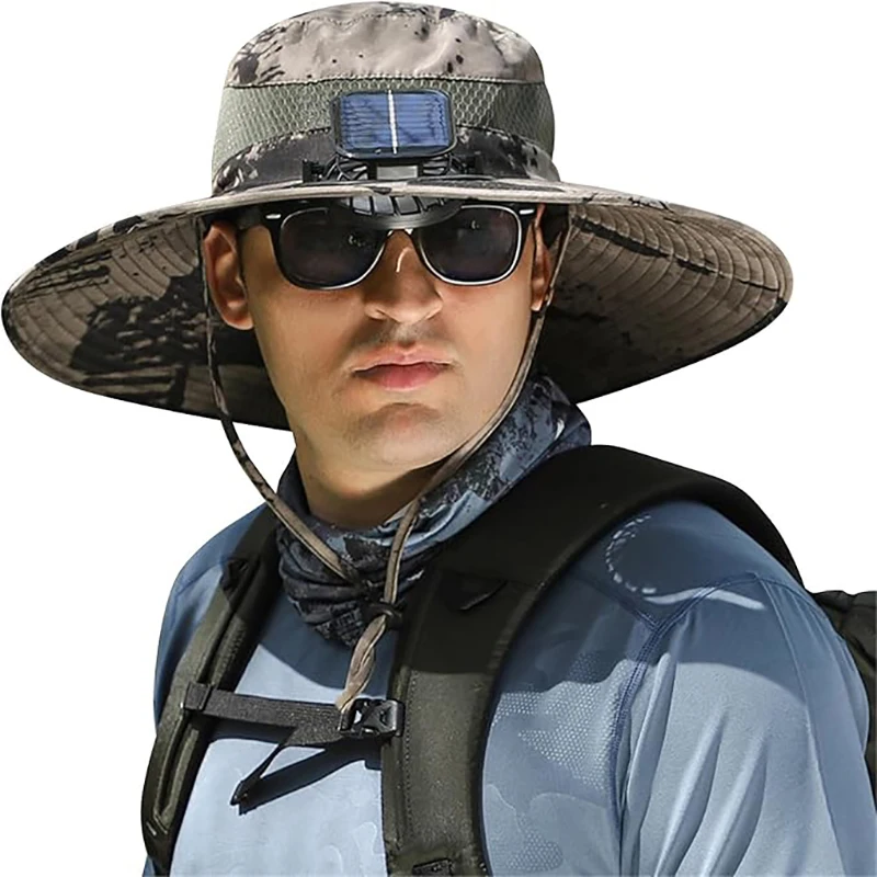 Sun Hat with Solar Fan,Summer Outdoor Wide Brim Fishing Hat with 1 Solar Fan,Sunscreen Sun Hat with USB Fan for Men
Sun Hat with Solar Fan,Summer Outdoor Wide Brim Fishing Hat with 1 Solar Fan,Sunscreen Sun Hat with USB Fan for Men