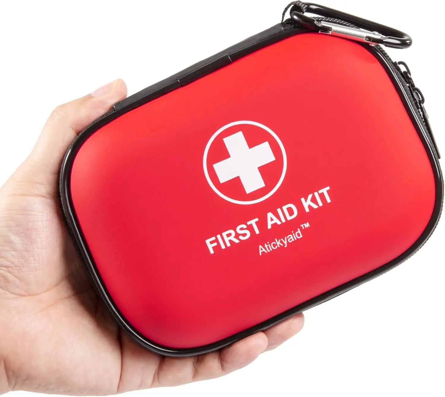 120 Piece Mini First Aid Kit - Waterproof Hard Shell for Car, Home, Travel, Camping, Sports
120 Piece Mini First Aid Kit - Waterproof Hard Shell for Car, Home, Travel, Camping, Sports