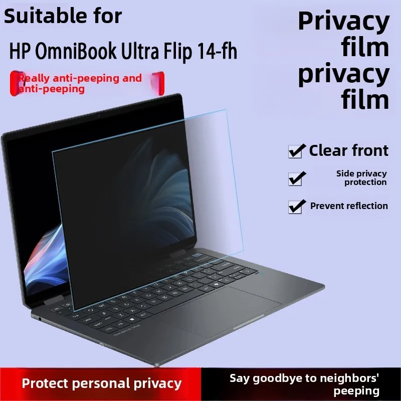 For 14-inch HP OmniBook Ultra Flip 14-fh notebook anti-peeping sheet computer screen anti-side protection layer
For 14-inch HP OmniBook Ultra Flip 14-fh notebook anti-peeping sheet computer screen anti-side protection layer