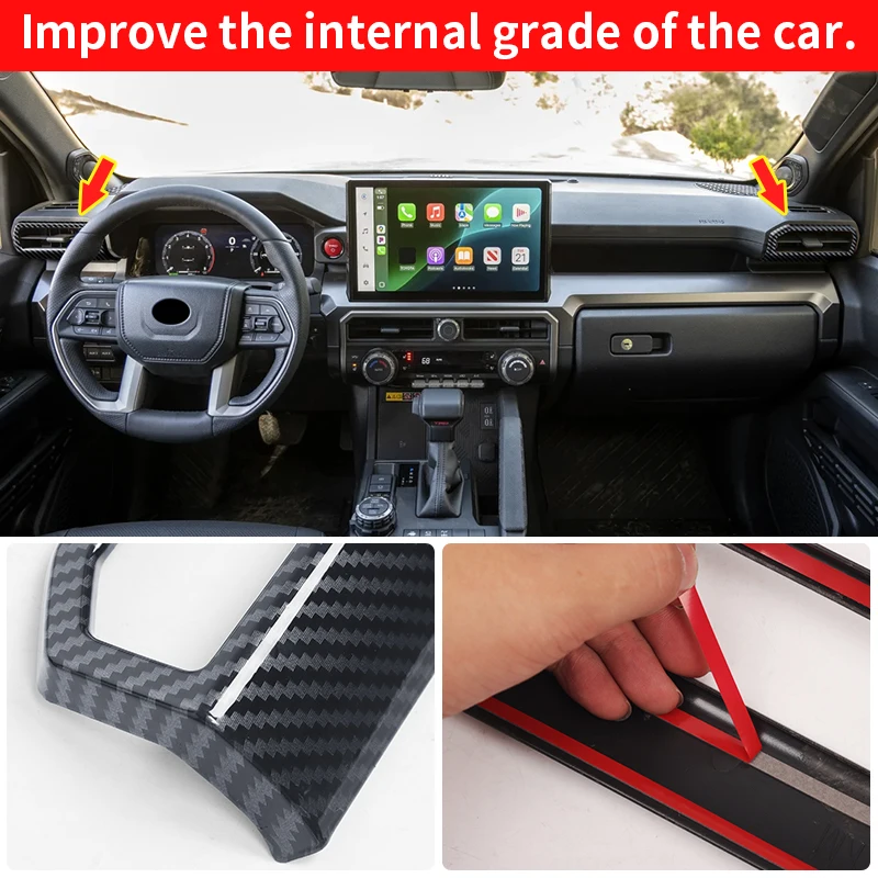 For Toyota 4Runner 2024 2025 2026 Tacoma Left and Right Air Outlet Panel Frame Interior Upgraded Accessories
For Toyota 4Runner 2024 2025 2026 Tacoma Left and Right Air Outlet Panel Frame Interior Upgraded Accessories