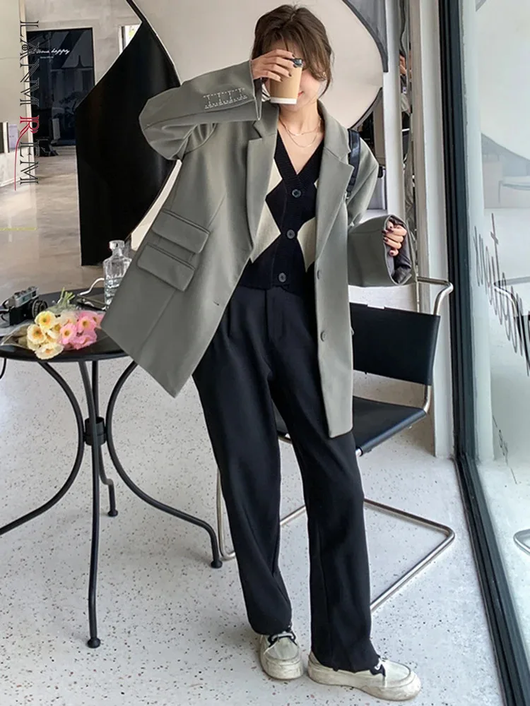 LANMREM Women Casual Blazer Notched Long Sleeves Pockets Design Single Breasted Solid Color Coats Versatile 2024 Clothing 2Z1231
LANMREM Women Casual Blazer Notched Long Sleeves Pockets Design Single Breasted Solid Color Coats Versatile 2024 Clothing 2Z1231