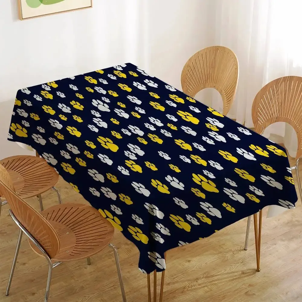 Paw Print Tablecloth Waterproof Polyester, Durable Picnic Blanket, Decorative Camping Table Cover For Dog Lovers Indoor Outdoor
Paw Print Tablecloth Waterproof Polyester, Durable Picnic Blanket, Decorative Camping Table Cover For Dog Lovers Indoor Outdoor