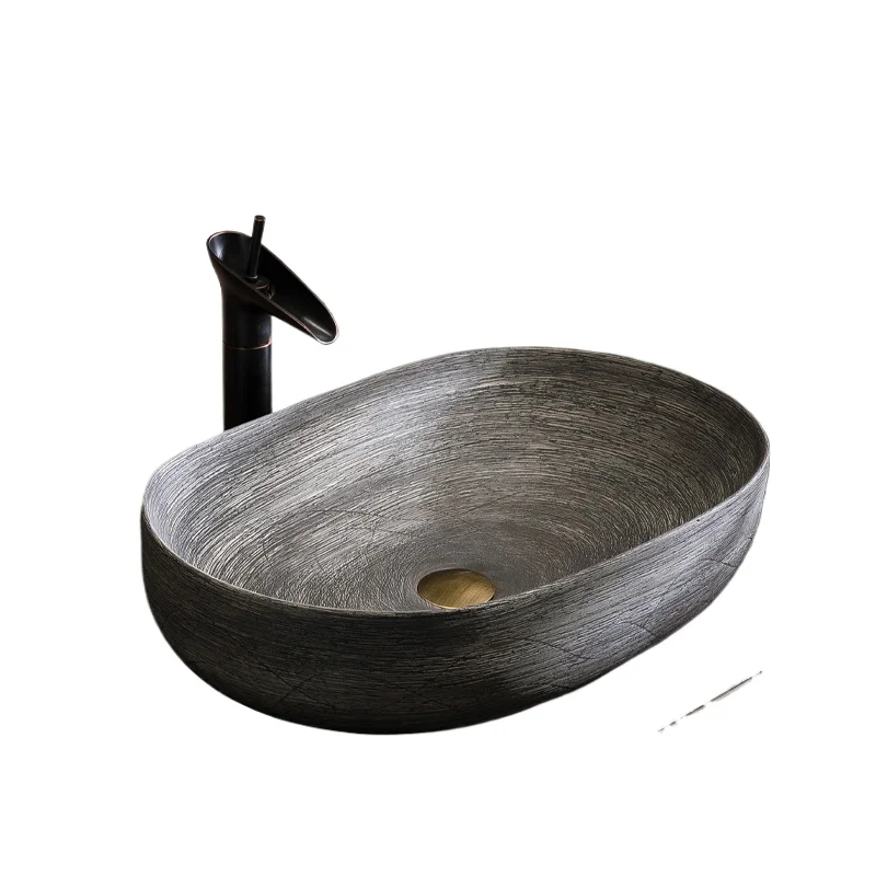 Ceramic washbasin household retro balcony hotel bathroom art washbasis retro water mill washbasin bathroom home improvement
Ceramic washbasin household retro balcony hotel bathroom art washbasis retro water mill washbasin bathroom home improvement
