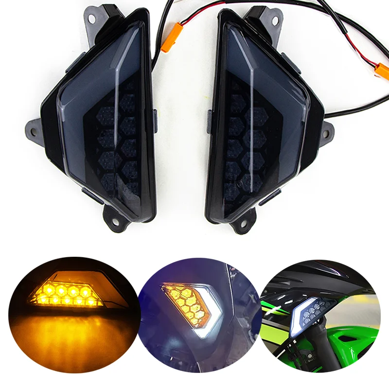 Motorcycle LED Turn Signal Indicator Light Lamp Flasher For Kawasaki NINJA 300 250 400 650 1000 SX ZX6R ZX25R Z1000SX 2012-2023
Motorcycle LED Turn Signal Indicator Light Lamp Flasher For Kawasaki NINJA 300 250 400 650 1000 SX ZX6R ZX25R Z1000SX 2012-2023