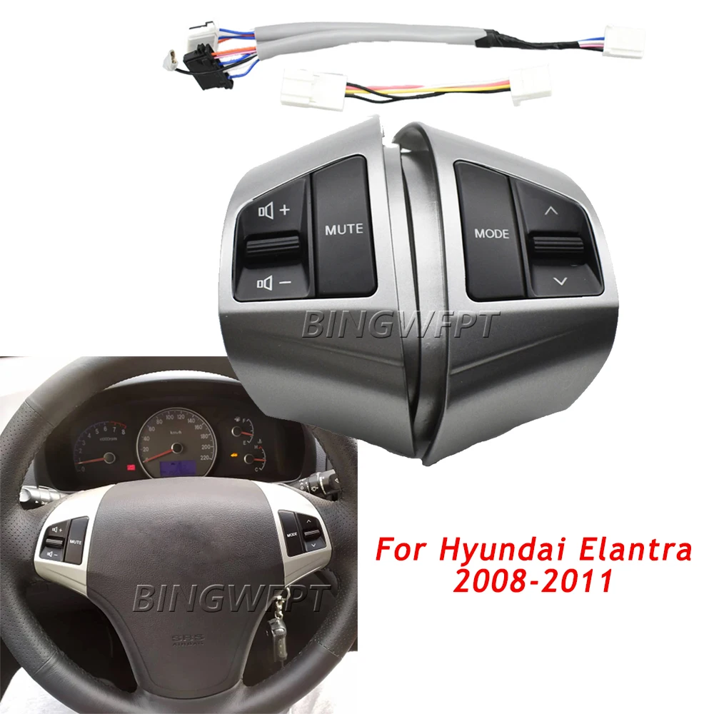 Multifunction Steering Wheel Button Switch For Hyundai Elantra HD 2008 2009 2010 2011 96700-2H500 96700-2H510
Multifunction Steering Wheel Button Switch For Hyundai Elantra HD 2008 2009 2010 2011 96700-2H500 96700-2H510