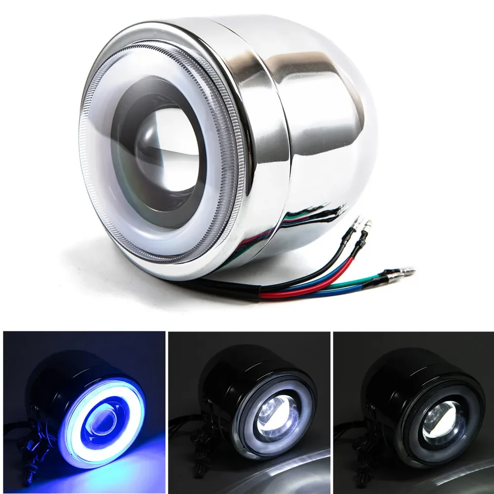 Motorcycle Metal Retro LED Passing Driving Headlight Fog Light Daytime Running Light For Harley Cafe Racer Bobber Chopper Custom
Motorcycle Metal Retro LED Passing Driving Headlight Fog Light Daytime Running Light For Harley Cafe Racer Bobber Chopper Custom