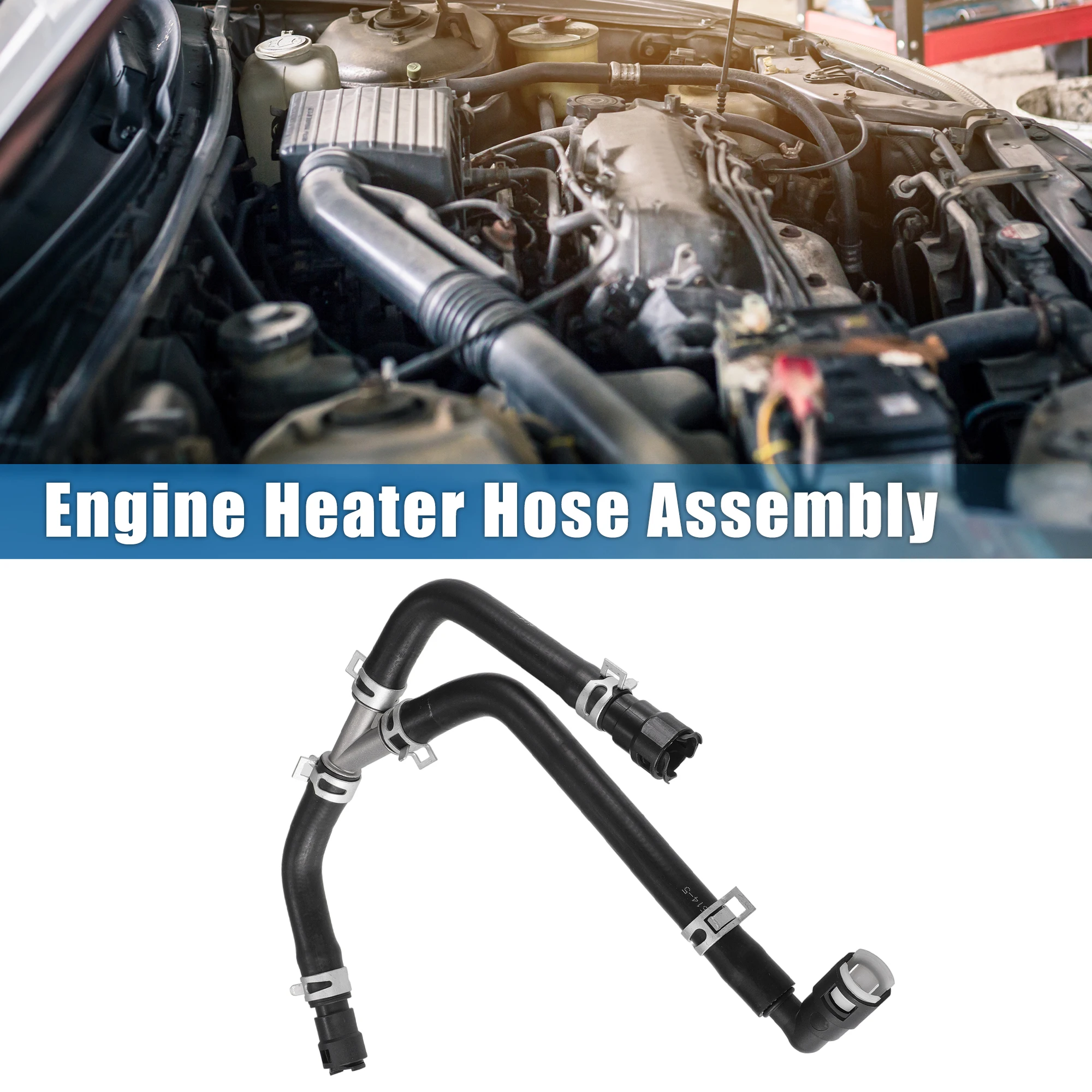 Uxcell Engine Heater Hose Assembly No.Bl1Z18472B for Ford Expedition 2011-2014 Rubber
Uxcell Engine Heater Hose Assembly No.Bl1Z18472B for Ford Expedition 2011-2014 Rubber