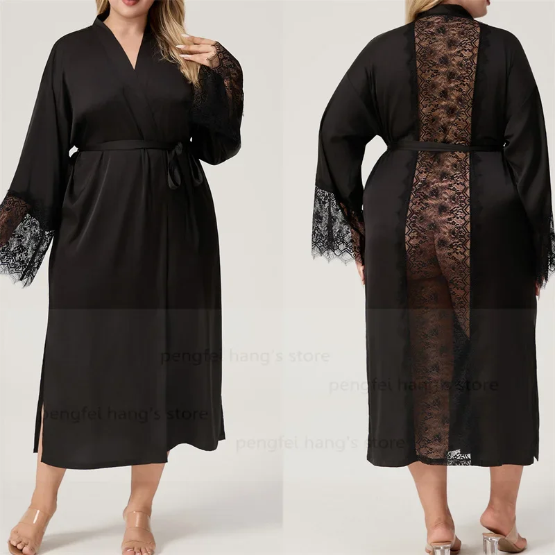 Женский сексуальный кружевной лоскутный домашний халат размера плюс 3Xl 4Xl 5Xl халат костюм ночная рубашка интимное белье длинный спагетти на бретельках
Женский сексуальный кружевной лоскутный домашний халат размера плюс 3Xl 4Xl 5Xl халат костюм ночная рубашка интимное белье длинный спагетти на бретельках