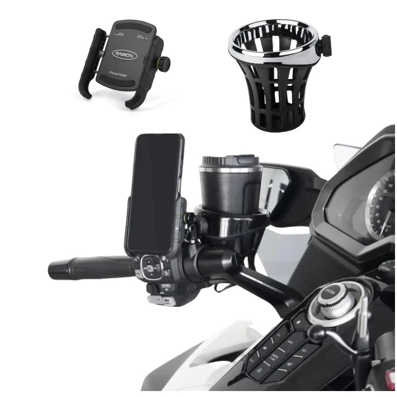 PANICAL Aluminum Motorcycle Phone Holder Compatible Universal Phone Holder Motorcycle Phone Mount For Motorcycle Water Cup
PANICAL Aluminum Motorcycle Phone Holder Compatible Universal Phone Holder Motorcycle Phone Mount For Motorcycle Water Cup