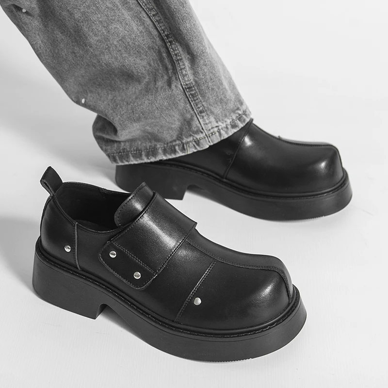 Men Thick Soled Loafers PU Comfortable Trendy Casual Men Shoes Sizes 38-46
Men Thick Soled Loafers PU Comfortable Trendy Casual Men Shoes Sizes 38-46