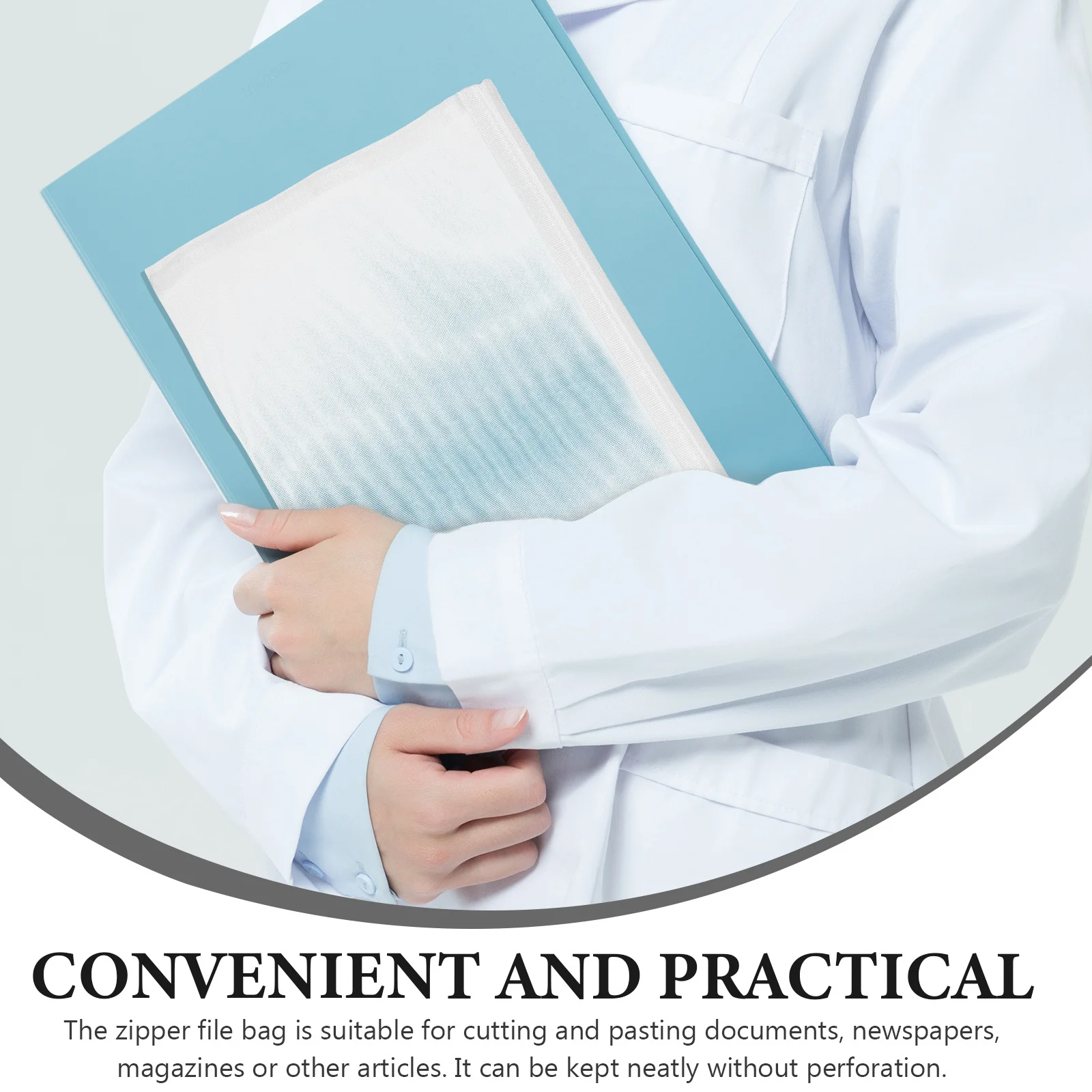 4Pcs Mesh Zipper File Pouches Office Document Storage Bags Portable Transparent Organizer File Holder Suitable for Stationery
4Pcs Mesh Zipper File Pouches Office Document Storage Bags Portable Transparent Organizer File Holder Suitable for Stationery