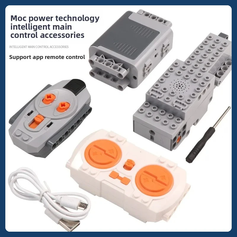 Creative STEM Building Bricks Compatible with MOC Power Technology App Programming Smart Toy Motorized PF Parts
Creative STEM Building Bricks Compatible with MOC Power Technology App Programming Smart Toy Motorized PF Parts