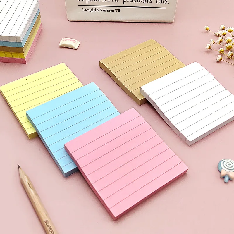 Practical Sticky Notes with Macaron Colors and Horizontal Lines for Business Office Student Memo Pads Messages Record Keeping
Practical Sticky Notes with Macaron Colors and Horizontal Lines for Business Office Student Memo Pads Messages Record Keeping