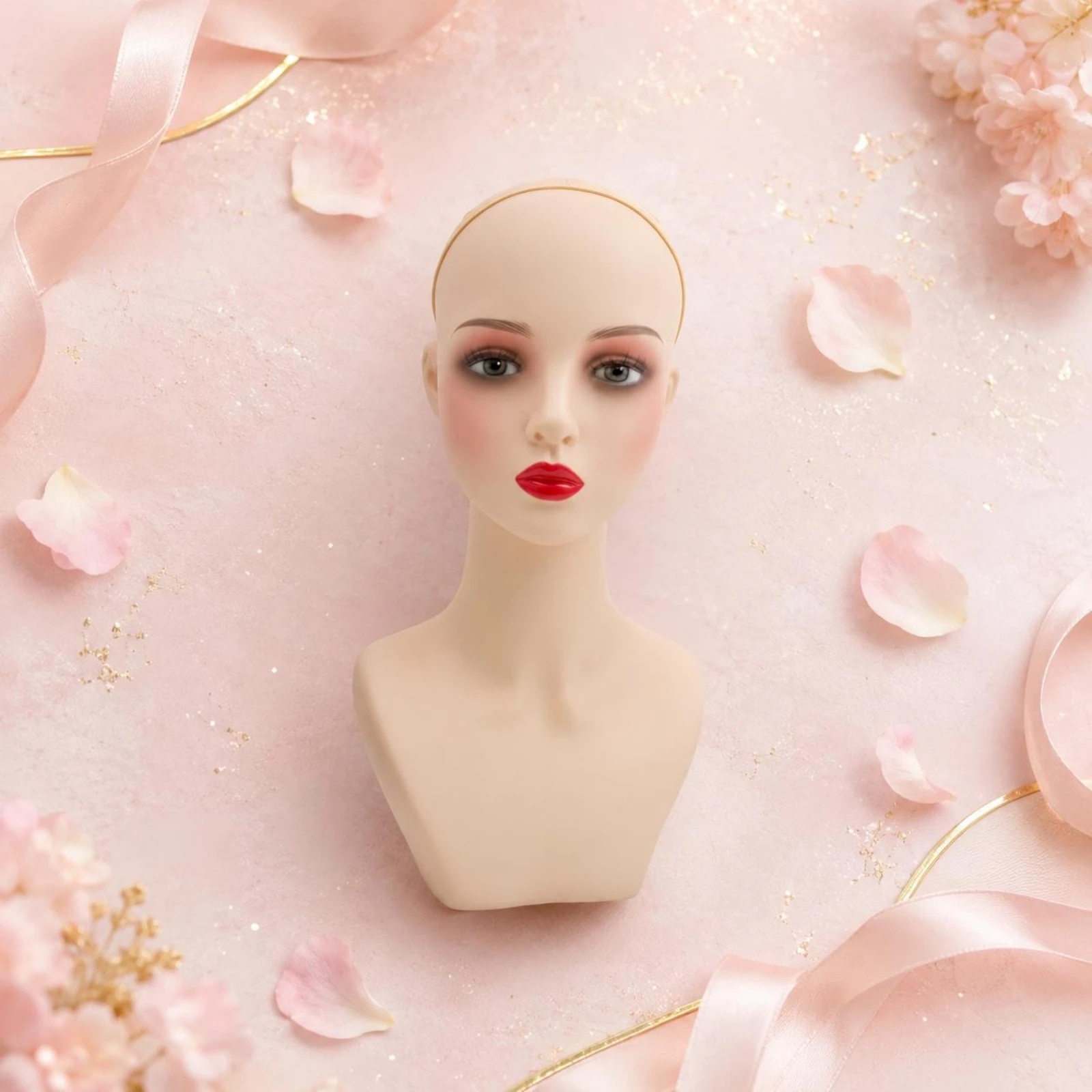 Mannequin Display Head Bust Flesh-Toned Manikin Head with Shoulders Sturdy
Mannequin Display Head Bust Flesh-Toned Manikin Head with Shoulders Sturdy