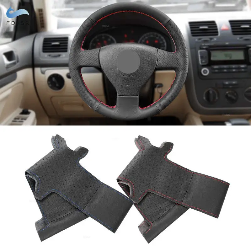 For VW Old Golf 5 (V) MK5 Polo Jetta Tiguan Sagitar Touran Caddy EOS Hand Stitched Car Steering Wheel Perforated Leather Cover
For VW Old Golf 5 (V) MK5 Polo Jetta Tiguan Sagitar Touran Caddy EOS Hand Stitched Car Steering Wheel Perforated Leather Cover