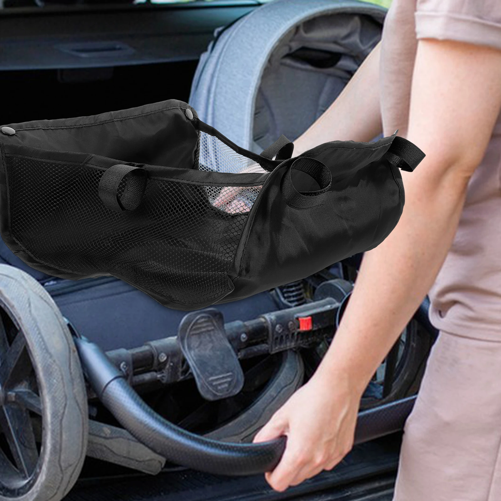 Umbrella Stroller Storage Bag Black Bottom Basket Shopping Lightweight Large Capacity Baby Accessories Toddler Infant Stroller
Umbrella Stroller Storage Bag Black Bottom Basket Shopping Lightweight Large Capacity Baby Accessories Toddler Infant Stroller