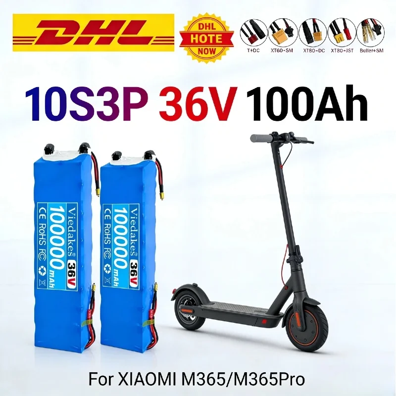 Аккумулятор 10s3p 36В для электросамокатов Xiaomi M365/M365 Pro, универсальный, высокая совместимость, блок 10s3p 18650
Аккумулятор 10s3p 36В для электросамокатов Xiaomi M365/M365 Pro, универсальный, высокая совместимость, блок 10s3p 18650