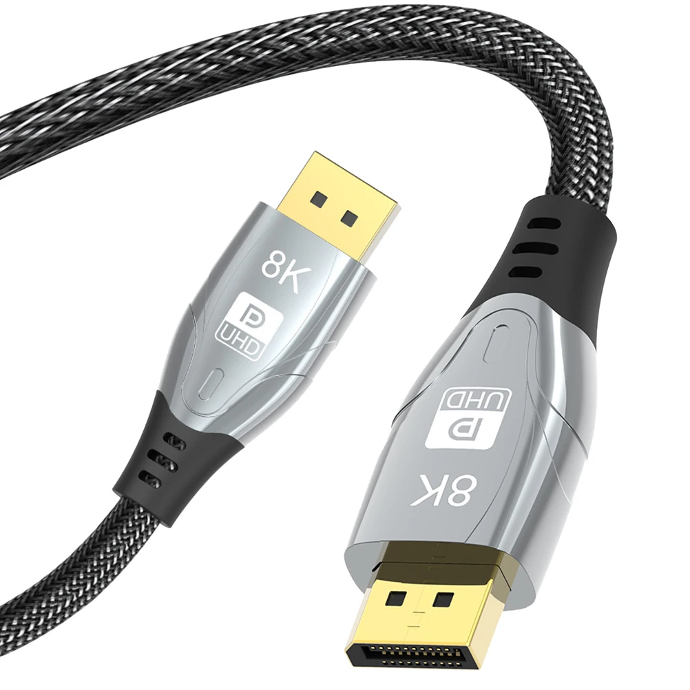 Aluminum Shell Cable for Monitor Laptop Box GPU 7680x4320 Video Resolution Enough Gaming Display Port Cable Video
Aluminum Shell Cable for Monitor Laptop Box GPU 7680x4320 Video Resolution Enough Gaming Display Port Cable Video