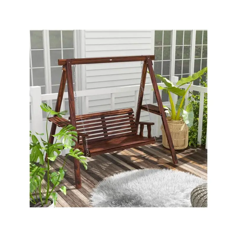 2-местное уличное кресло-качалка с удобными подушками для отдыха в патио и саду
2-местное уличное кресло-качалка с удобными подушками для отдыха в патио и саду