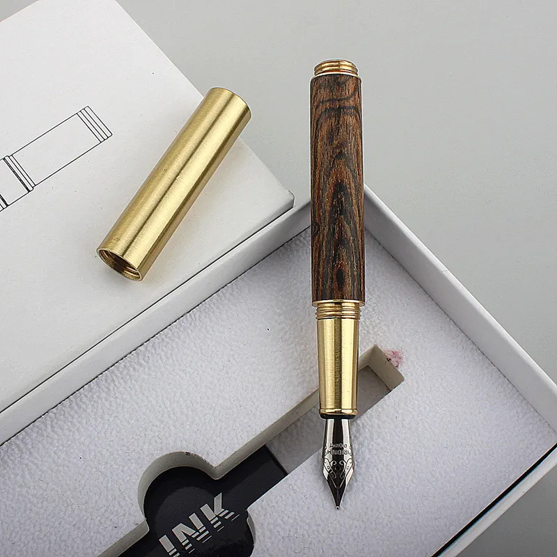 Luxury Elegant Wooden Fountain Pen Natural Handmade Pocket Mahogany Pen EF/F Writing Ink Pen For Gift
Luxury Elegant Wooden Fountain Pen Natural Handmade Pocket Mahogany Pen EF/F Writing Ink Pen For Gift