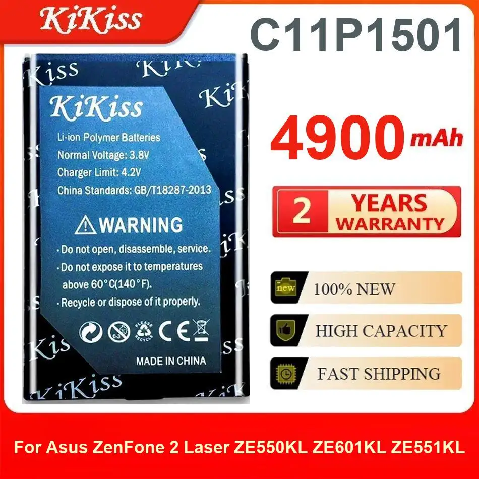 4900Mah Kikiss Battery C11P1501 For Asus Zenfone 2 Laser ZE550KL ZE601KL ZE551KL
4900Mah Kikiss Battery C11P1501 For Asus Zenfone 2 Laser ZE550KL ZE601KL ZE551KL