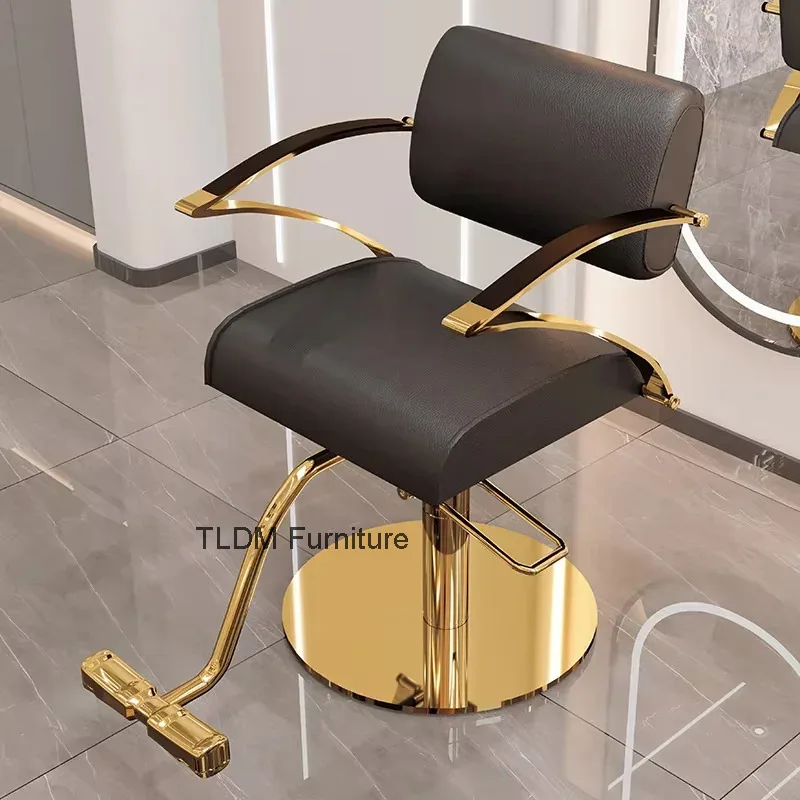 Beauty Ergonomic Barber Chairs Nordic Modern Trendy Comfortable Salon Chair Simple Quality Sillon Barbero Salon Furniture
Beauty Ergonomic Barber Chairs Nordic Modern Trendy Comfortable Salon Chair Simple Quality Sillon Barbero Salon Furniture