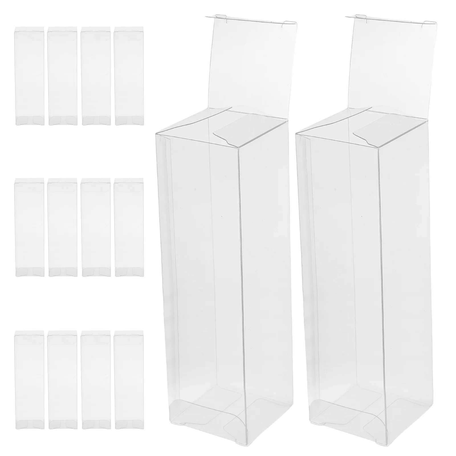 20pcs Display Box 5X2X2" Clear Plastic Protector Foldable Heavy Duty Storage Case For 5" Vinyl Figures Models
20pcs Display Box 5X2X2" Clear Plastic Protector Foldable Heavy Duty Storage Case For 5" Vinyl Figures Models