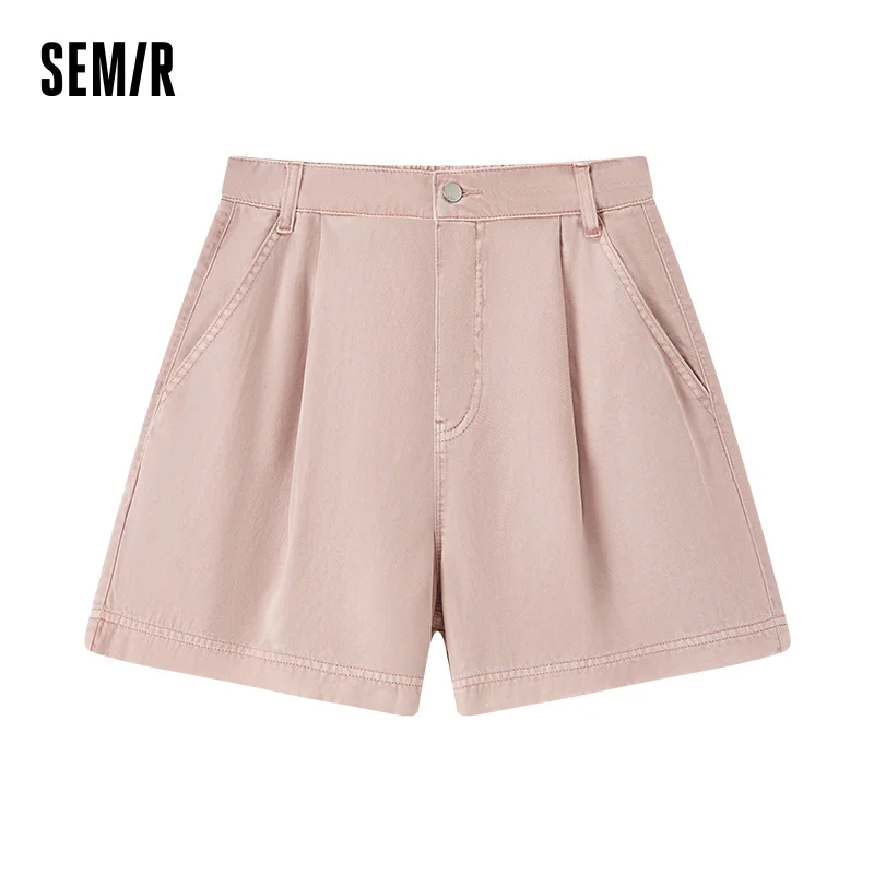 Semir Jeans Women 2025 Summer Cooling Fashion Half Elastic Waist Straight Leg Loose A-line Shorts Sweet Cool
Semir Jeans Women 2025 Summer Cooling Fashion Half Elastic Waist Straight Leg Loose A-line Shorts Sweet Cool