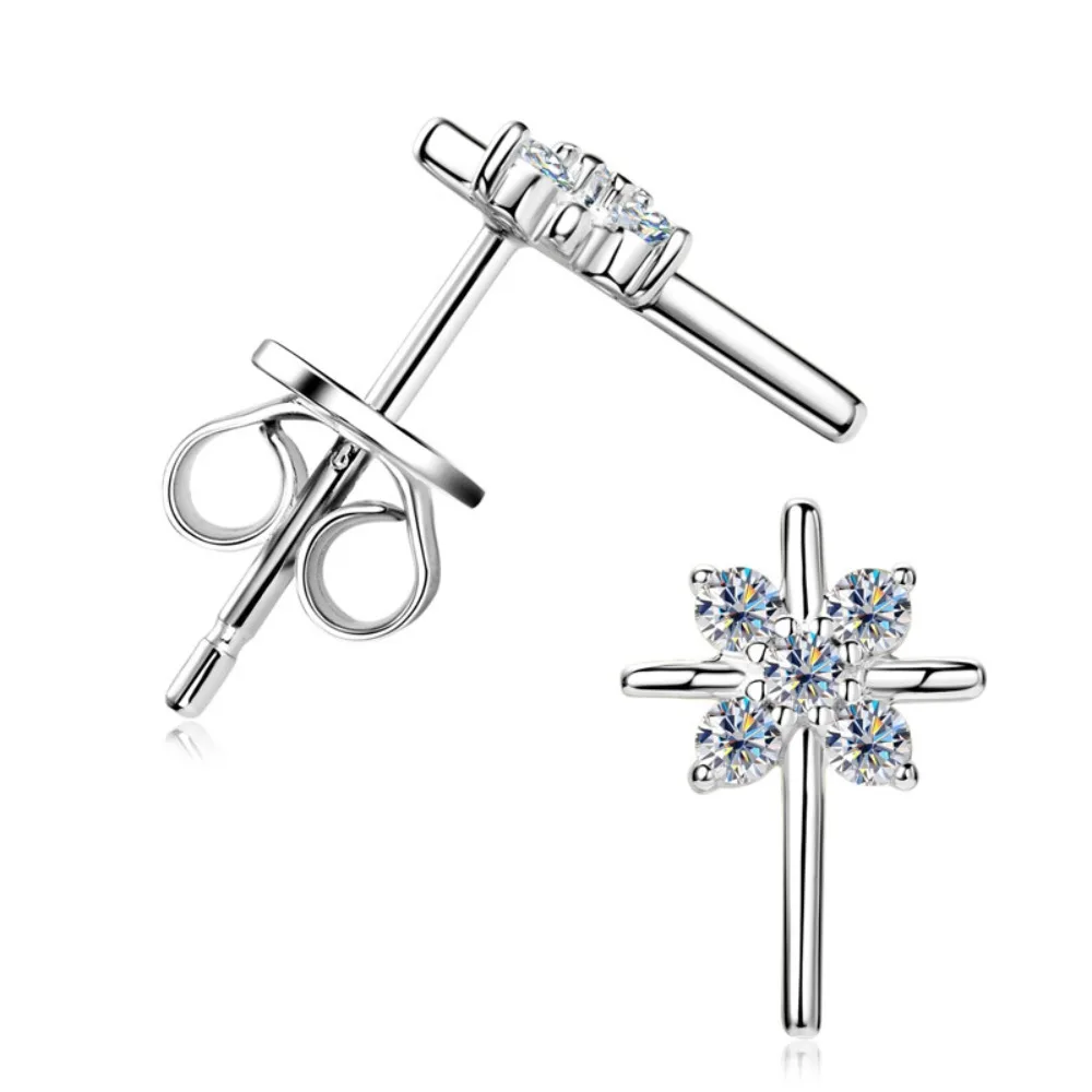 M-JAJA Moissanite Earrings D Color Round Cut S925 Sterling Silver Stud Earrings for Woman Lab Diamonds Wedding Fine Jewelry GRA
M-JAJA Moissanite Earrings D Color Round Cut S925 Sterling Silver Stud Earrings for Woman Lab Diamonds Wedding Fine Jewelry GRA