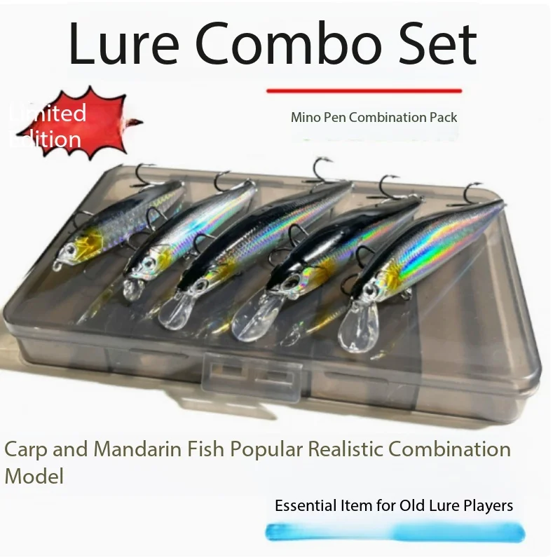 Luminous Multi Color Reinforced Minnow Pencil Combo Lure Long Cast Freshwater Saltwater Bass Snakehead Perch Fishing Bait
Luminous Multi Color Reinforced Minnow Pencil Combo Lure Long Cast Freshwater Saltwater Bass Snakehead Perch Fishing Bait