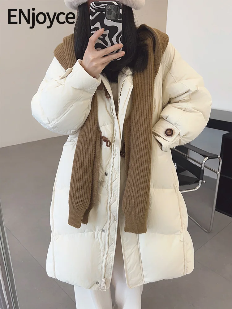 ENjoyce 2023 Korean Style Women Vintage Knit Hoodie Patchwork 90 Duck Down Jacket Woman Fluffy Lightweight Coat Street Wear
ENjoyce 2023 Korean Style Women Vintage Knit Hoodie Patchwork 90 Duck Down Jacket Woman Fluffy Lightweight Coat Street Wear