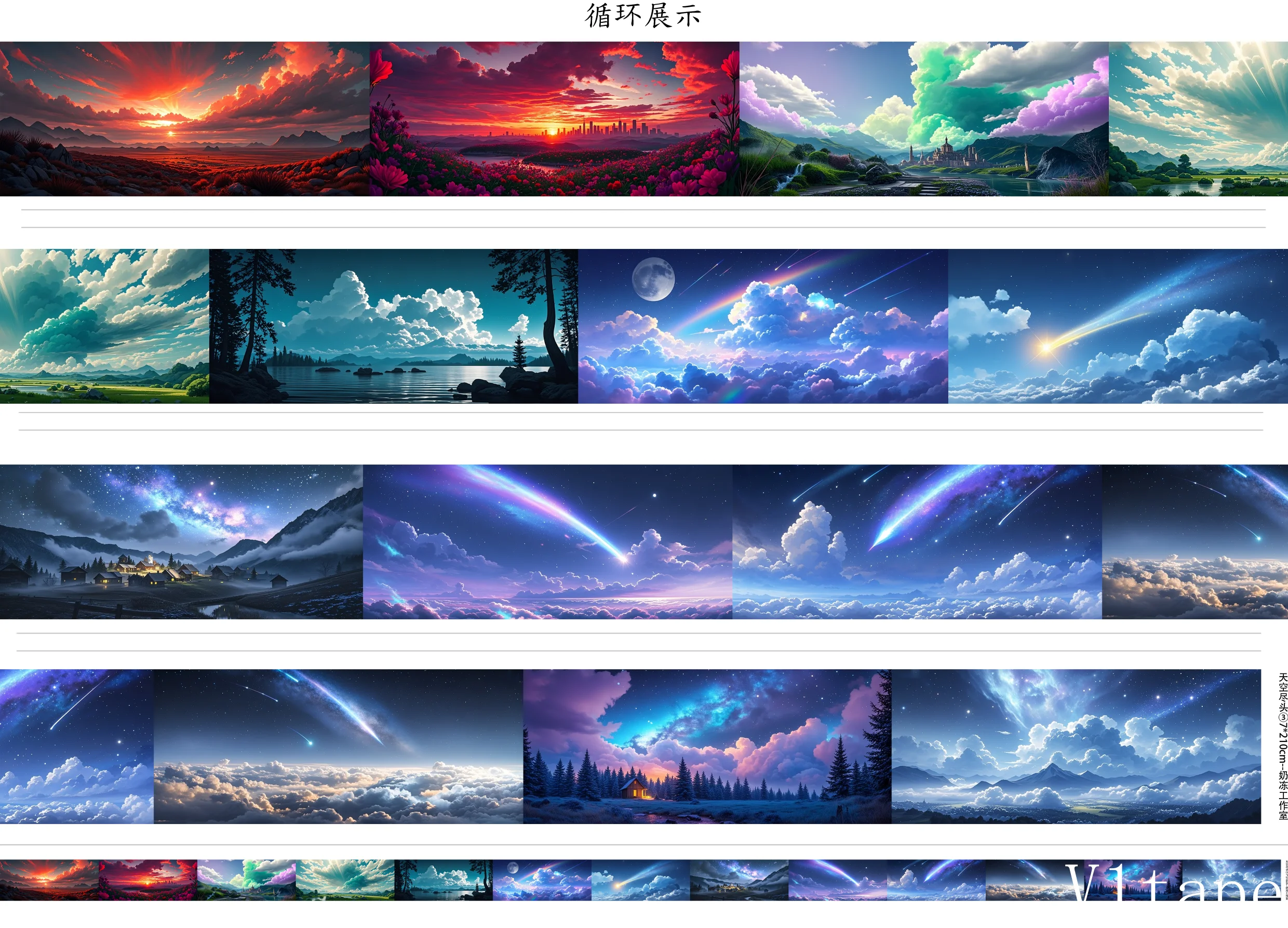 Новый Конец Неба CloudsnWashi PET Tape Naidong
Новый Конец Неба CloudsnWashi PET Tape Naidong