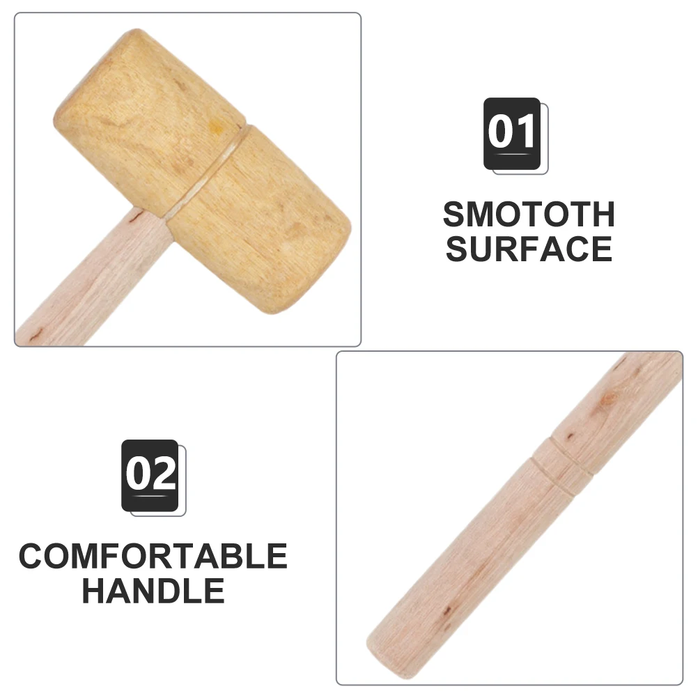 Wooden Hammer 45-50MM Diameter Painted Finish Compact Size Easy Storage Portable Multi-functional Durable Sturdy Long-lasting
Wooden Hammer 45-50MM Diameter Painted Finish Compact Size Easy Storage Portable Multi-functional Durable Sturdy Long-lasting