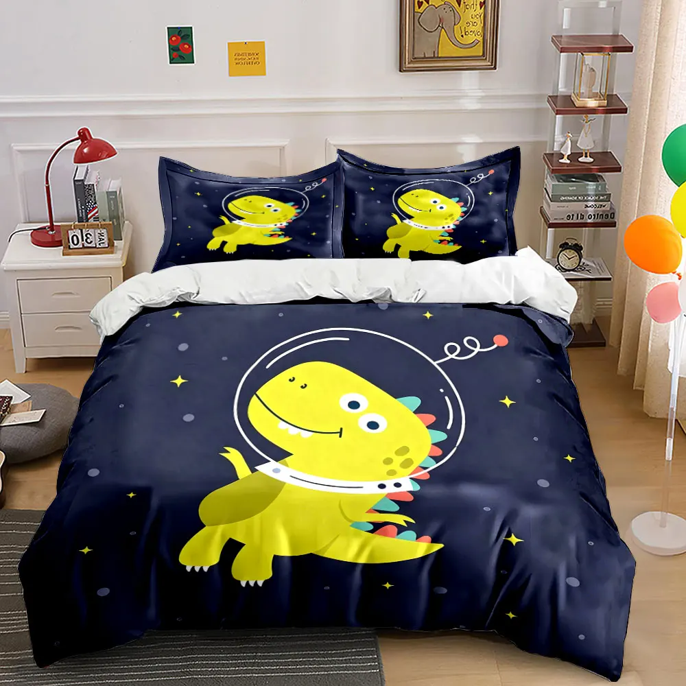 Cute dinosaur in spacesuit illustration Bedding Set 1 Duvet Cover 2 Pillowcases for Adult and Children Luxury Gift Full Size
Cute dinosaur in spacesuit illustration Bedding Set 1 Duvet Cover 2 Pillowcases for Adult and Children Luxury Gift Full Size