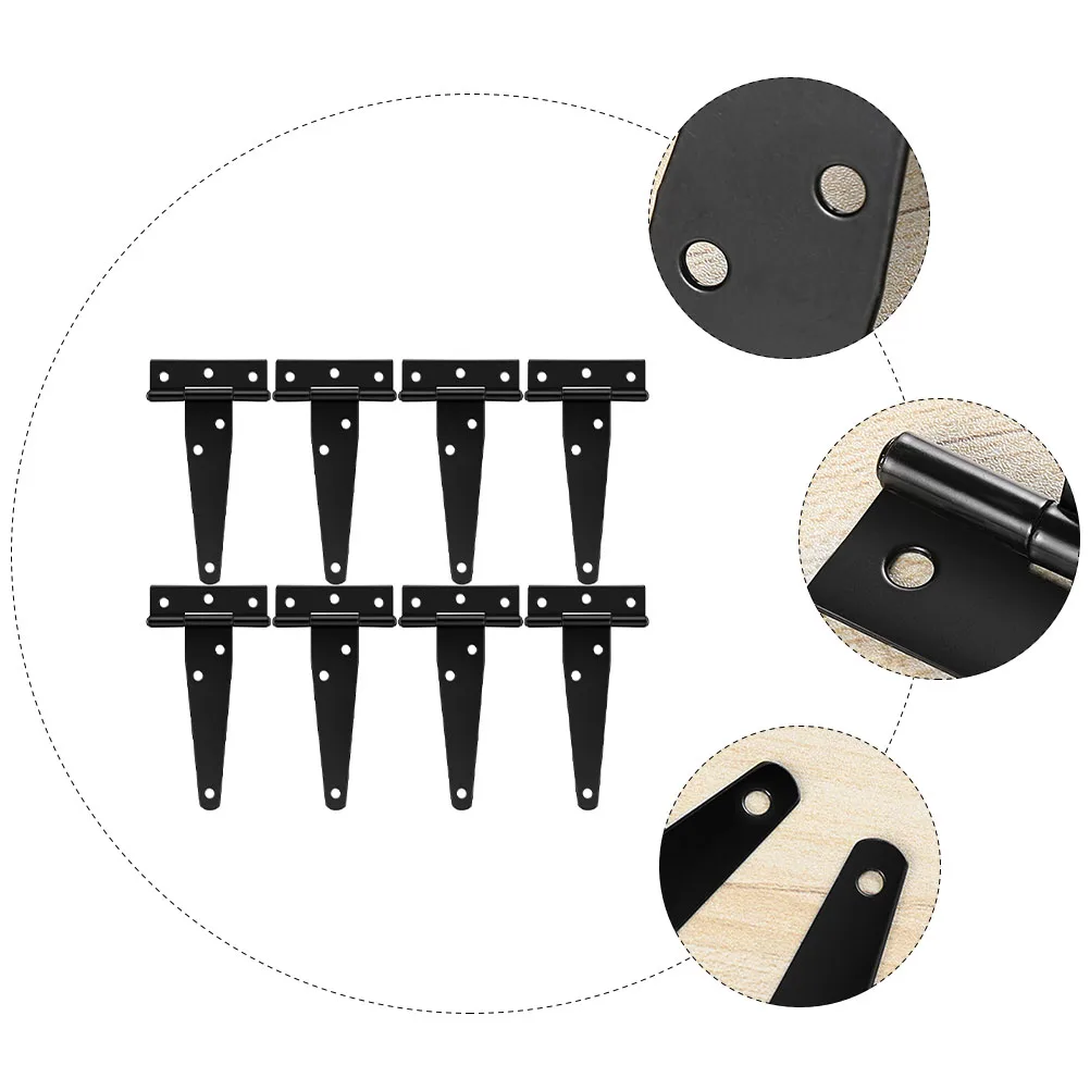 8 pcs T Shape Hinges Heavy Duty Galvanized Iron Door Hinges For Gate Furniture Light Duty Shed Hinge Strap Hardware Accessories
8 pcs T Shape Hinges Heavy Duty Galvanized Iron Door Hinges For Gate Furniture Light Duty Shed Hinge Strap Hardware Accessories